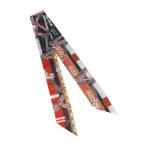 新品未使用展示品 エルメス FANTAISIE D’ETRIERS 鎧の幻想 ツイリー スカーフ 063921S シ【本物保証】