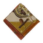 美品 HERMES エルメス TOUT CUIR すべて皮 カレ90 - スカーフ シルク オレンジ系 ブラウン系 【本物保証】