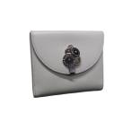 ショッピングファッションセール対象商品 ブルガリ 二つ折り財布 チクラディ コンパクトウォレット スムースカーフレザー 23941 シルバー金具【本物保証】