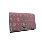  BVLGARY футляр для карточек Logo любитель парусина кожа - серебряный металлические принадлежности розовый серия визитная карточка кейс карта inserting [ подлинный товар гарантия ]