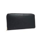 ショッピングファッションセール対象商品 セリーヌ 財布 ラージ ジップウォレット レザー - ラウンドファスナー 長財布 ゴールド金具 ブラック【本物保証】