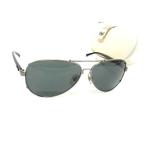 ドルチェガッバーナ サングラス - プラスチック D&G 6047 ティアドロップ シルバー×ブラック【本物保証】