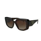 プラダ アイウェア シンボル ジオメトリック サングラス アセテート SPR 14Z-F 三角ロゴプレート【本物保証】