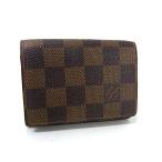  Louis Vuitton футляр для карточек Damier Anne veropkarutodu vi jitoPVC кожа N62920[ подлинный товар гарантия ]