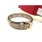 ショッピングファッションセール対象商品 ヴァレンティノガラヴァーニ ブレスレット ロックスタッズ レザー TW0J0255VIT ゴールド金具【本物保証】