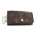 ショッピングファッションセール対象商品 ルイヴィトン キーケース モノグラム ミュルティクレ4 PVC レザー M62631 4連 ゴールド金具 ブラウン【本物保証】