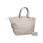 ボッテガヴェネタ ハンドバッグ イントレチャート レザー 214728 ベージュ ショルダーバッグ トートバッグ【本物保証】