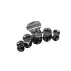 ジミーチュウ ヘアクリップ シルバー クリスタル・クローヘアクリップ メタル CLAWHAIRCLIPDCI【本物保証】