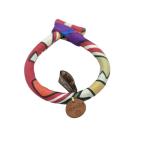 ショッピングファッションセール対象商品 エルメス ブレスレット プティアッシュ ブリッド ソワ PM シルク - マルチカラー バングル アクセサリー【本物保証】