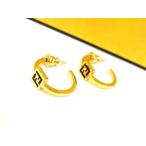 フェンディ ピアス フォーエバー フープピアス メタル 8AH992 ゴールド ファッションピアス 小物 ブランド【本物保証】