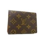 Vuitton футляр для карточек japon солнечный ga бассейн монограмма M60530 Brown визитная карточка кейс чехол для пропуска установленный срок талон [ подлинный товар гарантия ]
