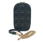  Dior сумка на плечо Lady Dior phone держатель S08720NMJ-900U кожа оттенок черного [ подлинный товар гарантия ]