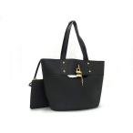 クロエ ハンドバッグ アビー レザー - ゴールド金具 ブラック ショルダーバッグ トートバッグ【本物保証】