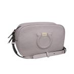 フェラガモ ショルダーバッグ ガンチーニ レザー AU-21/H006 ピンクベージュ ハンドバッグ【本物保証】