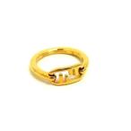 フェンディ 指輪 リング オーロック メタル - FFロゴ ゴールド 本物 大人 ギフト アクセサリー プレゼント【本物保証】