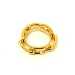  Hermes шарф кольцо she-n Dunk Lulu kate legato metal - Gold мода кольцо [ подлинный товар гарантия ]