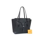 ショッピングファッションセール対象商品 超美品 TOD'S トッズ トートバッグ New Joy ニュー ジョイ トート - ブラック シルバー金具 レザー【本物保証】