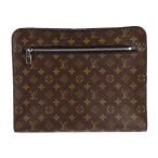  прекрасный товар Louis Vuitton Portfolio монограмма мака sa- ручная сумочка M40301 Brown чёрный клатч [ подлинный товар гарантия ]
