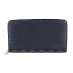 美品 ルイ ヴィトン ジッピー オーガナイザー 長財布 M68227 エピ ダミエグラフィット ネイビー×黒×グレー【本物保証】