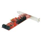 玄人志向 SATA3I10-PCIE ASMedia社製 ASM1062+JMB575(x2)搭載 SATA3 x10 インターフェースカード(PCI-Express x2接続)