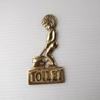  латунь литье дверная табличка TOILET мужчина автограф plate именная табличка индикатор 
