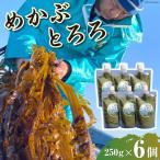 めかぶとろろ 6個セット(250g×6個)【クール冷凍便】【代金引換不可】【 長崎 から 生産者直送】