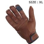  гора замок IDEAL PUNCHING JOKER мотоцикл перчатка XL весна летний телячья кожа Brown ID013BR