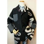 セール５０％ＯＦＦ ジーノ gino カバーオールジャケット ブラック 秋冬アウトレット現品限り品 イタリア製生地 メンズウェア