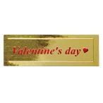 hez сделано в Японии подарок наклейка W45*H15mm Gold 100 листов Valentine tei простой HEADS SV-14S