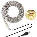 LED лента свет LHY LED лента .reruyaUSB 5V 200cm 120 полосный высокая яркость белая основа правильный поверхность люминесценция режет IP65 водонепроницаемый модель непрямое освещение * двусторонний лента . нравится . место . приклеивание 