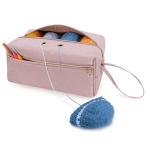 Luxja шерсть место хранения сумка шерсть плетеный игла (10 дюймовый *25.5cm и меньше ) вязание сопутствующие товары место хранения (L, розовый )