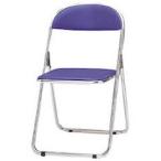 TOKIO(トキオ) パイプ椅子 シリンダ機能付 スチールパイプ 青 CF300M