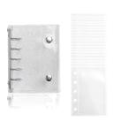  наклейка . прозрачный наклейка жнец - девочка органайзер M5 Mini 5 дыра блокнот карман размер bo Dan имеется отшелушивание бумага картон poke имеется заправка 20 листов имеется ( светит прозрачный )