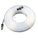 PLEAVIT エアーホース 内径5mm 外径8mm カプラー 付き エアブラシ (20m, 白)