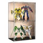 PFLife フィギュアケース コレクションケース ディスプレイラック フィギュア 棚 フィギュアケース 積み重ねる ぬいぐるみ ディスプレイケース プラモデル ケー