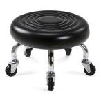 VECELO low табурет с роликами . работа стул черный ширина 32* глубина 32* высота 23.5cm 2.7kg пол работа . йога поддержка оптимальный . low модель табурет легкий устойчивость структура выдерживаемая нагрузка 1