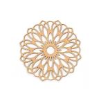 シクテン 北欧雑貨 リトアニアの木製コースター No.114 おしゃれ 雑貨や花瓶の下敷きにも 10cm*10cm