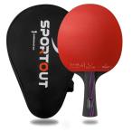 Sportout настольный теннис лопасть комплект портативный настольный теннис лопасть место хранения с футляром premium настольный теннис ракетка закрытый вне игра для 