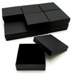 (TUISKU) подарочная коробка 9x9x3cm квадратный аксессуары craft бумага упаковка коробка 12 шт. комплект ( черный )