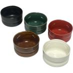 エールネット ミニ抹茶碗 5個セット 磁器 美濃焼 日本製 はんなり碗揃 Φ9.2*H6cm 小抹茶碗 煎茶碗 深小鉢 デザート鉢