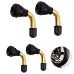  шина воздушный клапан L type аксессуары для мотоцикла 4 шт. комплект 2 размер колесо клапан(лампа) замена камера отсутствует для воздушный bar l type зажим in шина клапан(лампа) вынос руля автомобильный камера отсутствует e