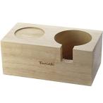 タンピングマット オーク タンパー スタンド コーヒーパウダーメーカー 安定感 タンパーパッド ハンドルパウダープレス デザインB