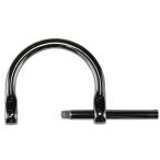 レザーキング 手カン(Dカン) ネジ式 黒ニッケル 30mm