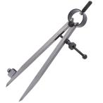 ルボナリエ コンパス スプリング式 ペンホルダー付 (シルバー 150mm)