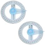  полный Circle транспортир математика транспортир 360 раз транспортир математика . какой транспортир угол измерение tool прозрачный пластик канцелярские товары математика . какой . рисунок учитель студент инженер оптимальный 10cm