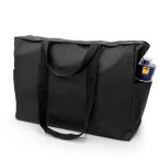 [KUKUPACK] プールバッグ 大人 大容量 防水ジッパー ビーチトートバッグ、折りたたみ式 ブラック 旅行温泉バッグ、ポケット付き男女兼用 水泳 銭湯 サウナ お風