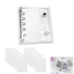  наклейка . картон прозрачный девочка. ...m5 наклейка блокнот двойной зажим останавливать заполняющий возможность жнец - Kirakira crystal кейс прозрачный Roo z leaf 10 листов имеется ( двойной 