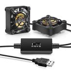 usb вентилятор 40mm 2 полосный 3 -ступенчатый поток воздуха настройка 5V маленький размер usb охлаждающий вентилятор 4cm