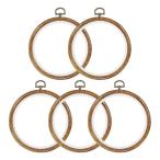 YOKIVE 5 шт. вышивка рама 12cm. круг . Cross стежок обруч кольцо из дерева. круглый рама DIY вышивка искусство craft шитье .... оптимальный..