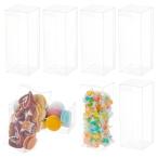 BENECREAT 20 шт PVC прозрачный пластик кейс прямоугольный 7x7x18cm складной box водонепроницаемый прозрачный пластик box бардачок упаковка подарок упаковка барен Thai 